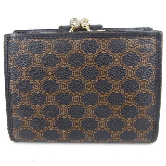 CELINE Macadam Kisslock Leather Bifold Wallet 😍🔥 - Picture 2 of 11